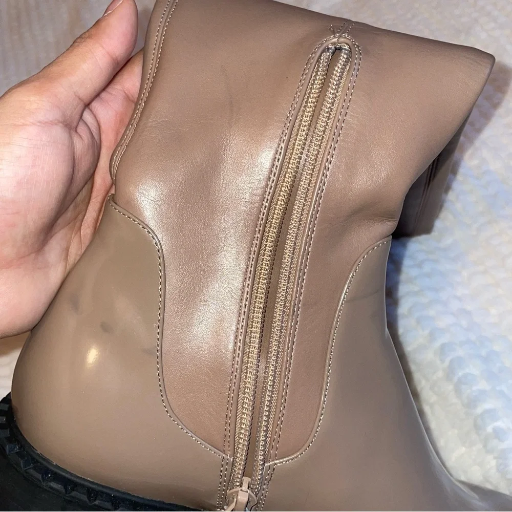 Jeffrey Campbell | Lennard Knee High Boots | Women's Tan Knee-High Boots | NWOB